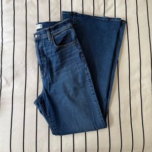 Abercrombie Curve Love Flare High Rise Jeans